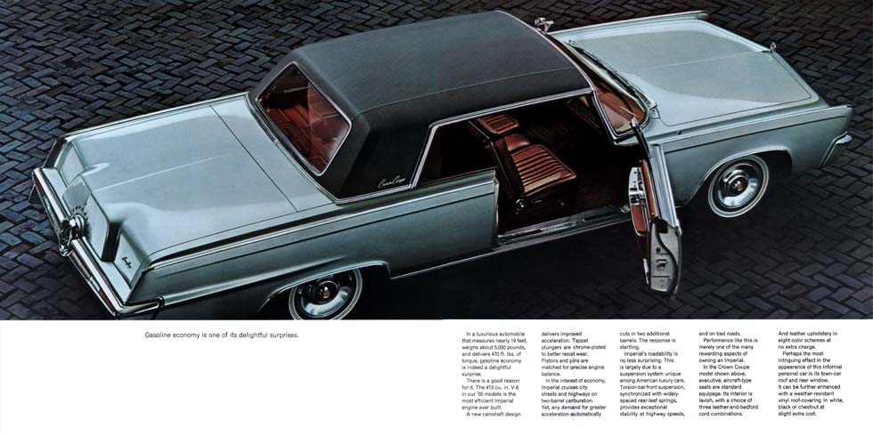 1965 Chrysler Imperial Brochure Page 2